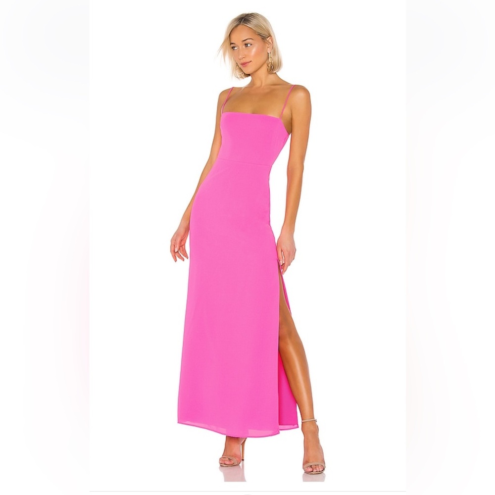 REVOLVE SUPERDOWN ADDISON MAXI DRESS IN PINK